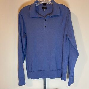Club Monaco Indigo Long-Sleeve Polo